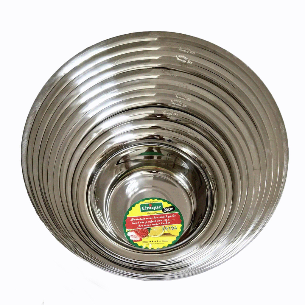 سرویس لگن یونیک Unique استیل ۱۱ پارچه بدون لبه