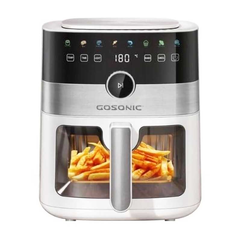 سرخ کن رژیمی و بدون روغن شیشه ای 6 لیتری گاسونیک مدل gaf-756