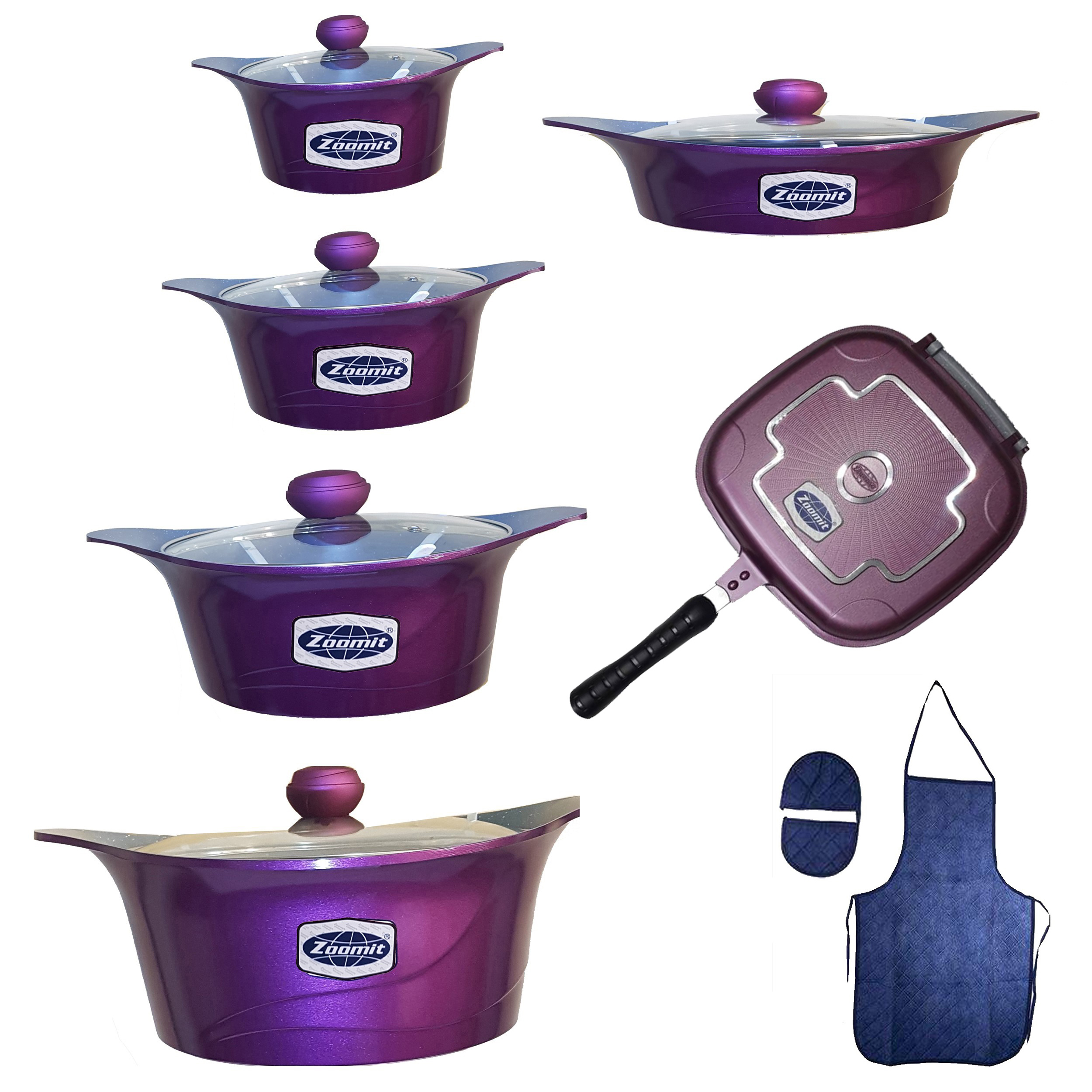 سرویس قابلمه گرانیتی زومیت 15 پارچه مدل 2007